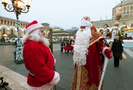 Armenia Russia Father Frost