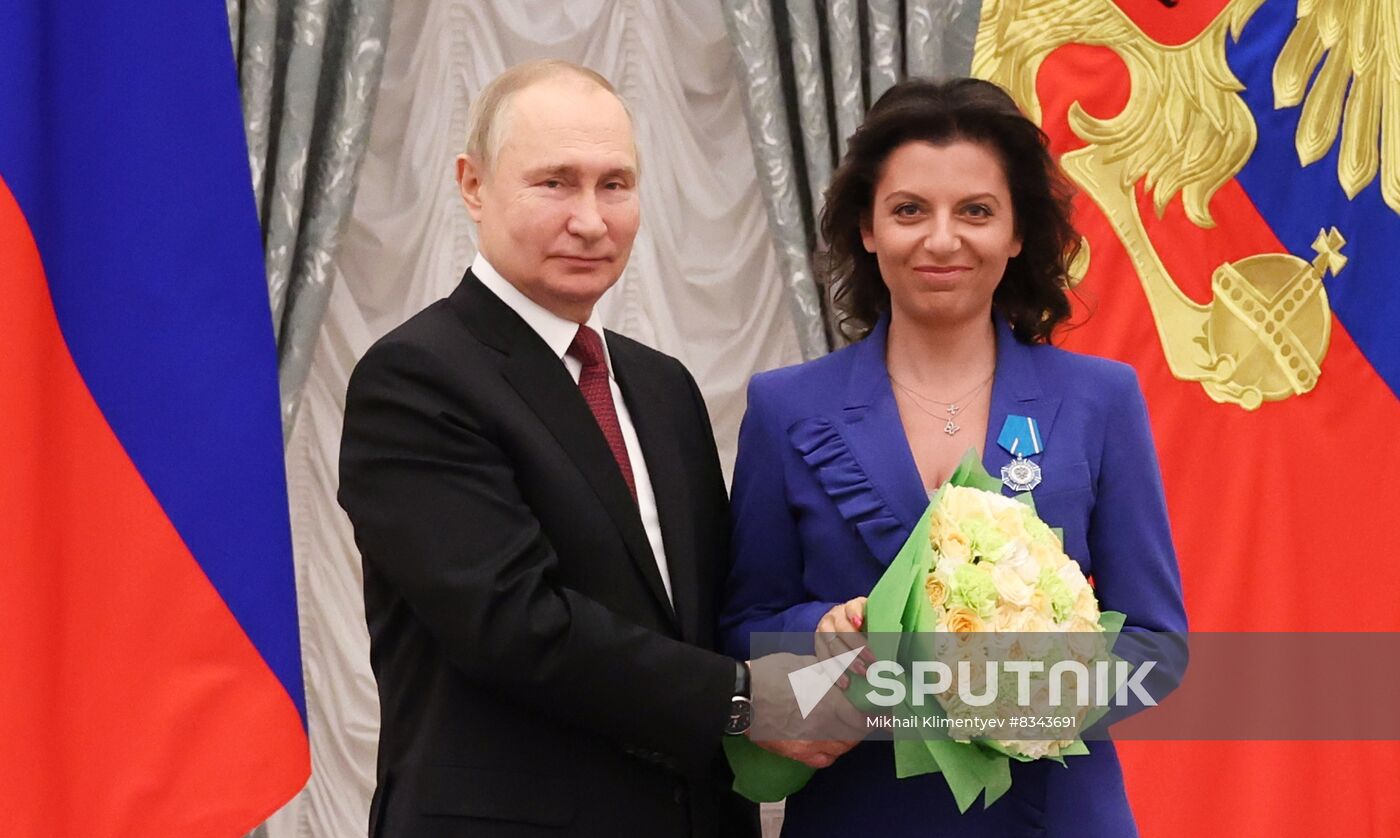 Russia Putin State Awards Presentation