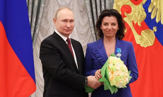 Russia Putin State Awards Presentation