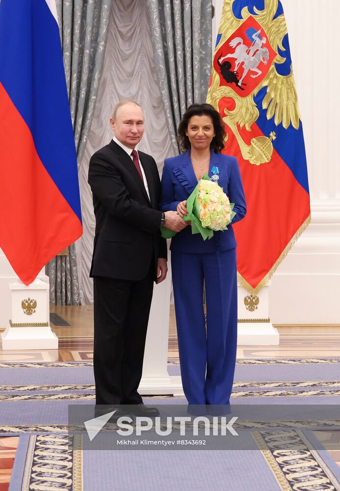 Russia Putin State Awards Presentation