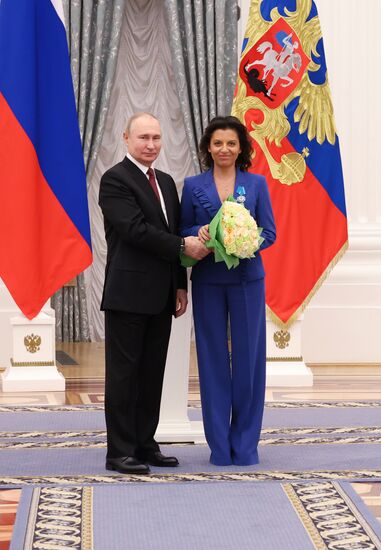 Russia Putin State Awards Presentation