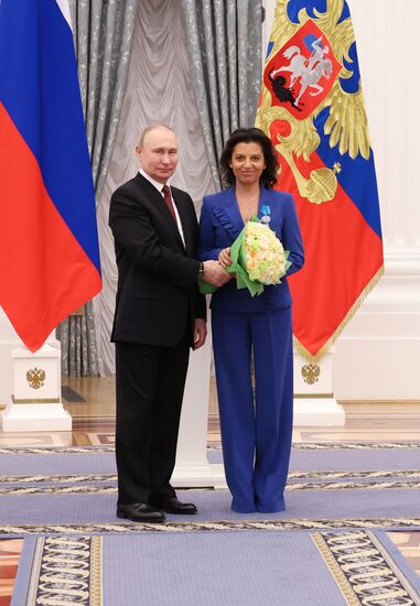 Russia Putin State Awards Presentation