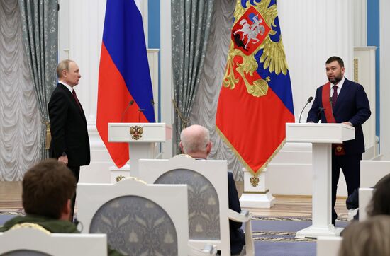 Russia Putin State Awards Presentation