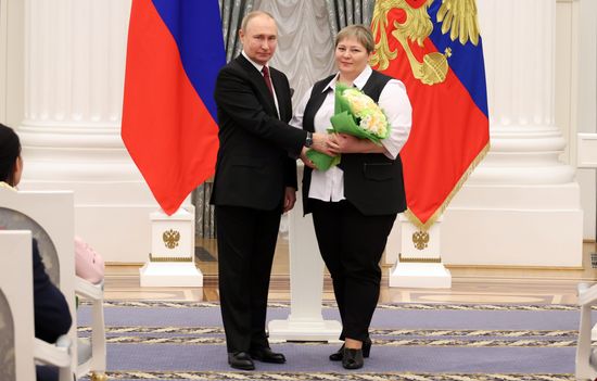 Russia Putin State Awards Presentation
