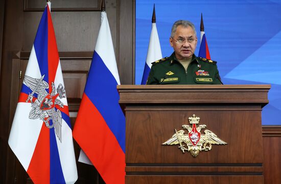 Russia Putin Defence Ministry Board