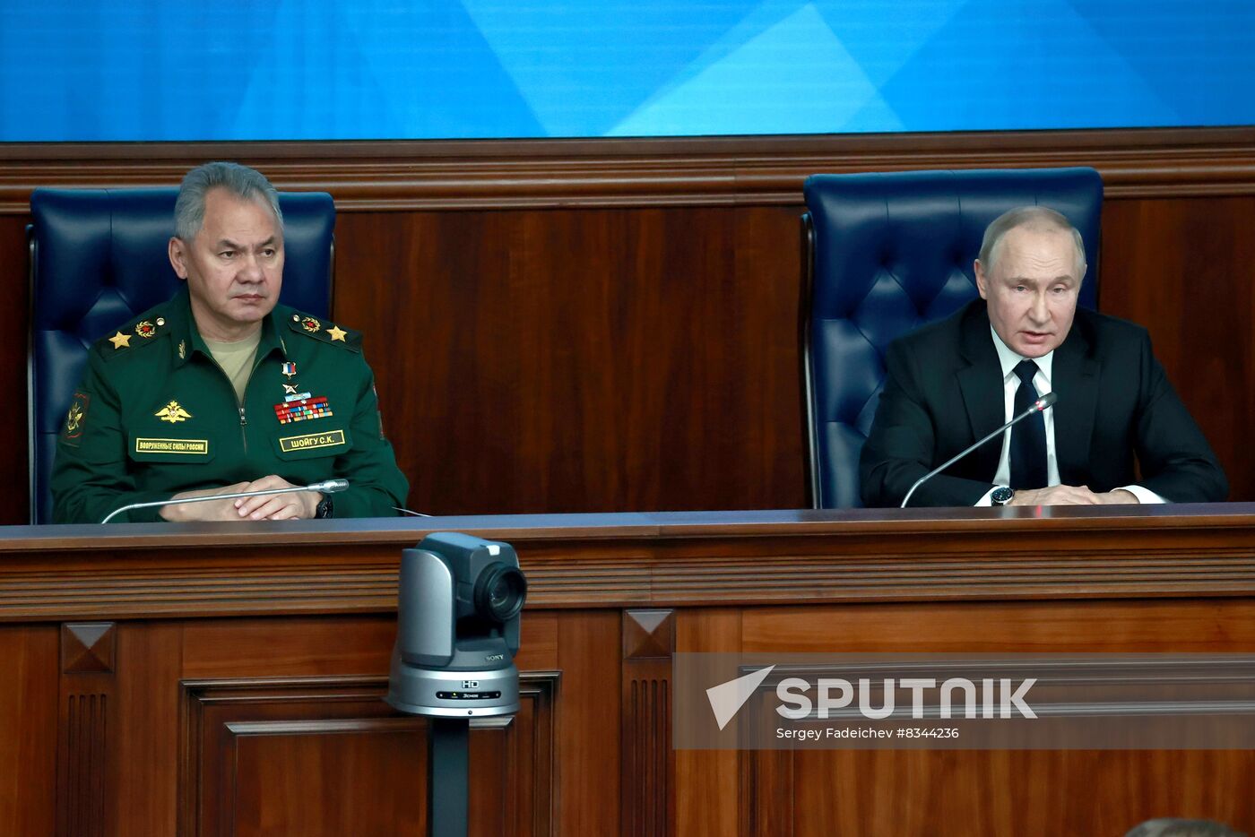Russia Putin Defence Ministry Board