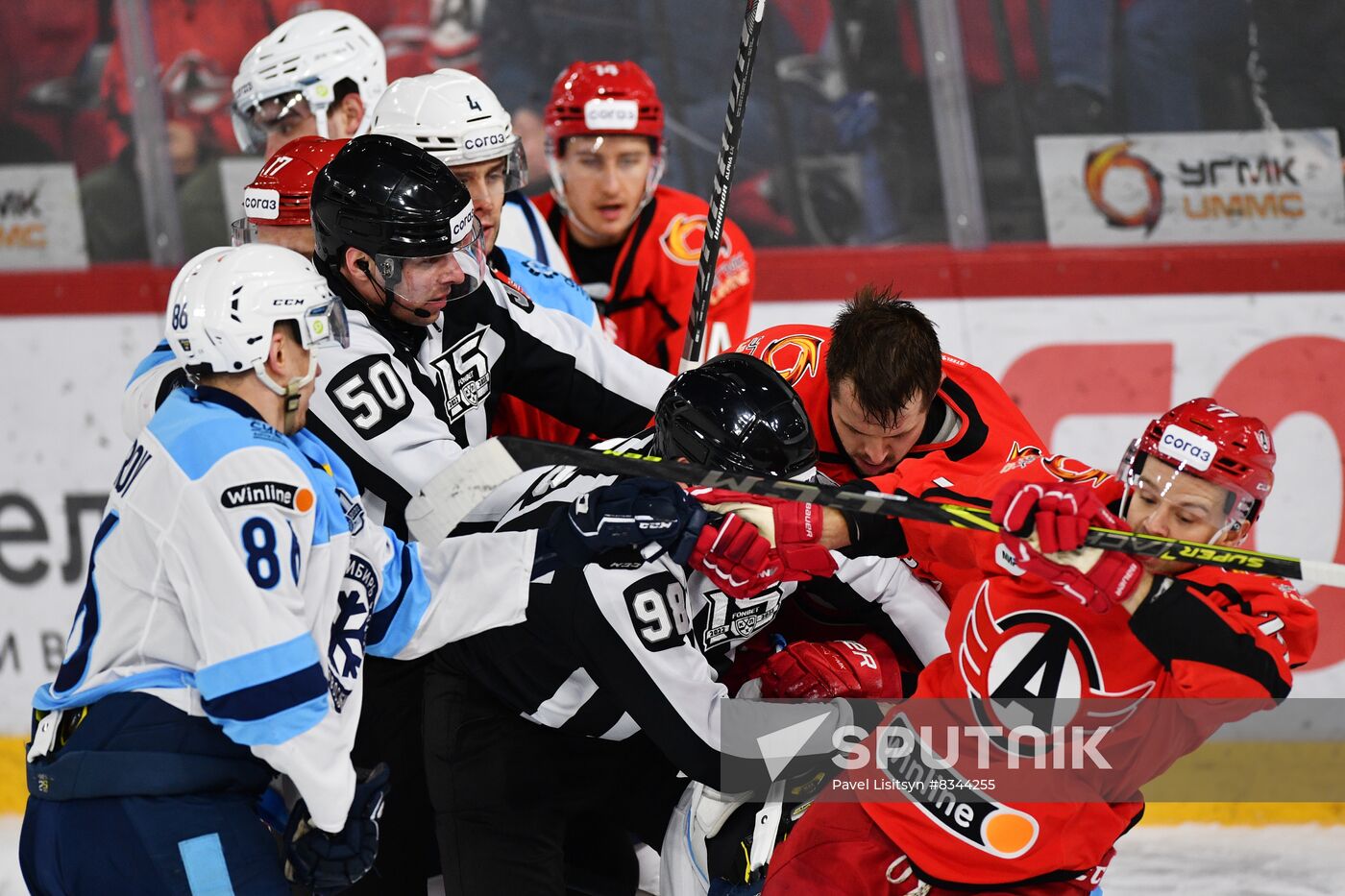 Russia Ice Hockey Kontinental League Avtomobilist - Sibir