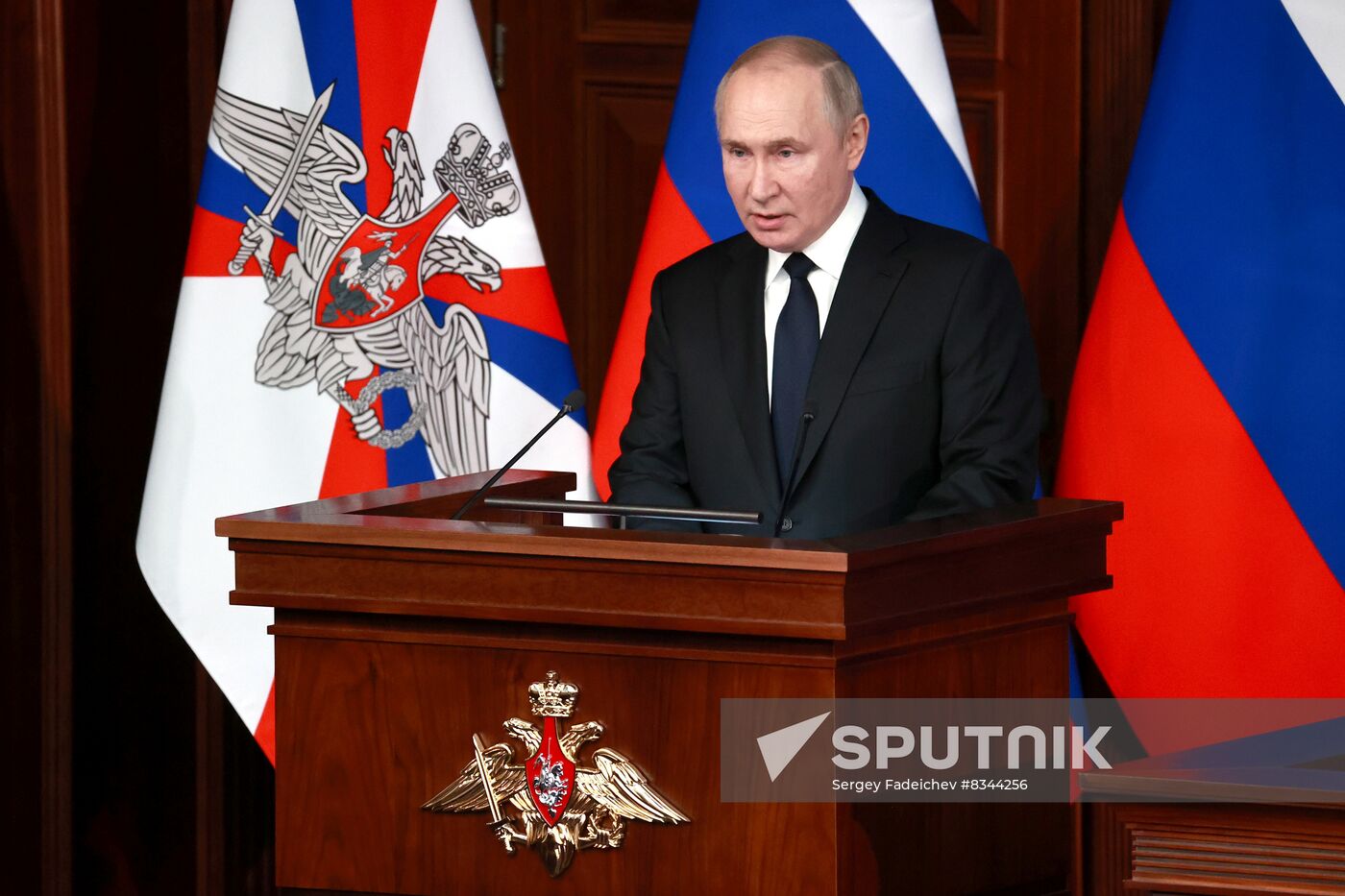 Russia Putin Defence Ministry Board