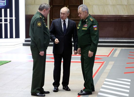 Russia Putin Defence Ministry Board