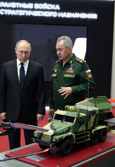 Russia Putin Defence Ministry Board