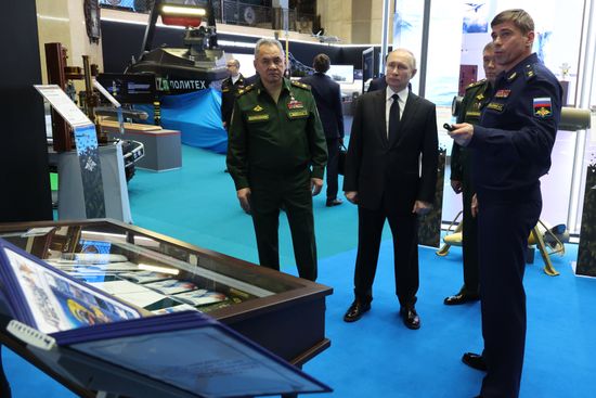 Russia Putin Defence Ministry Board