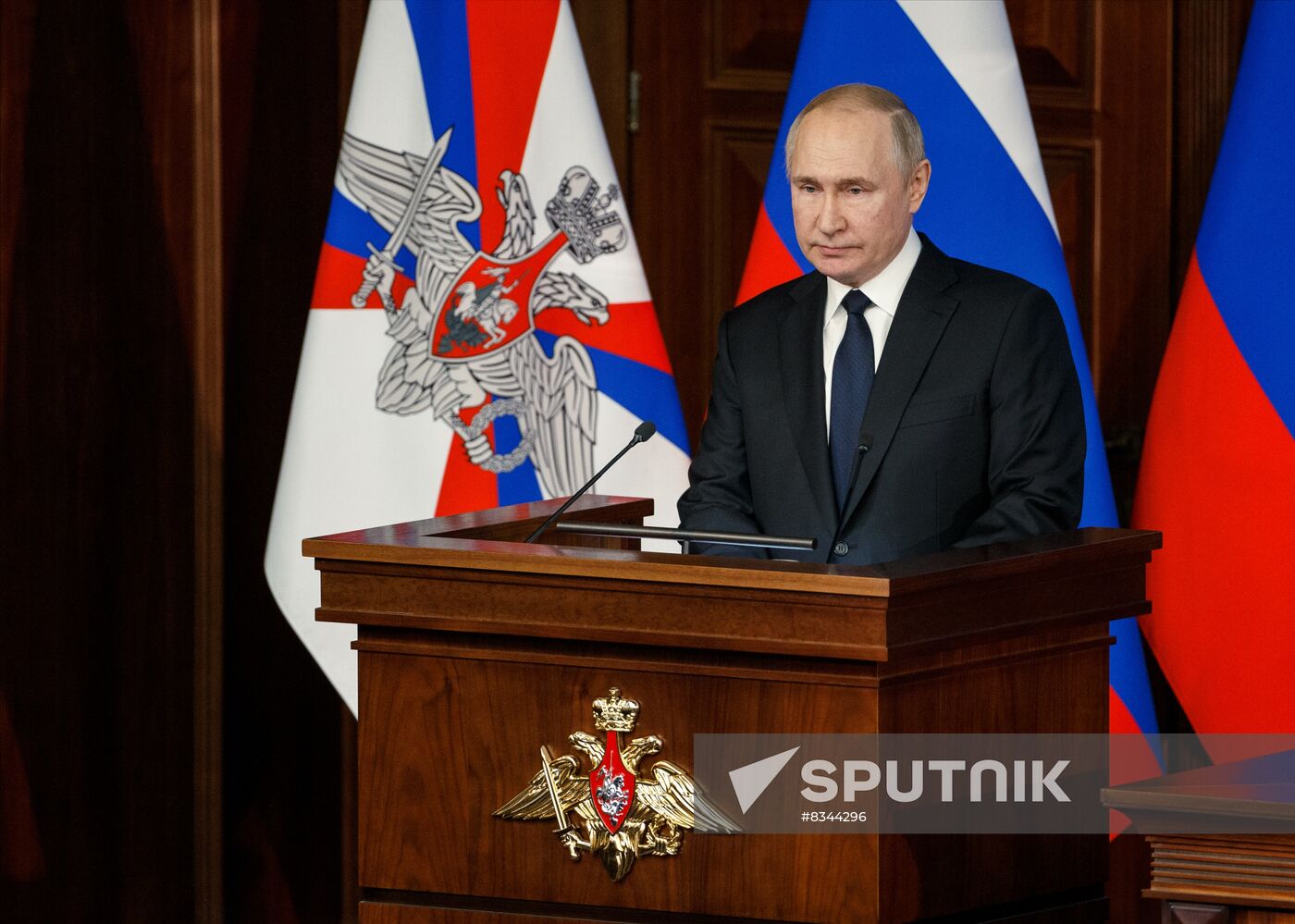 Russia Putin Defence Ministry Board
