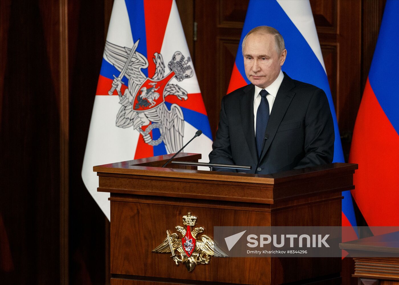 Russia Putin Defence Ministry Board