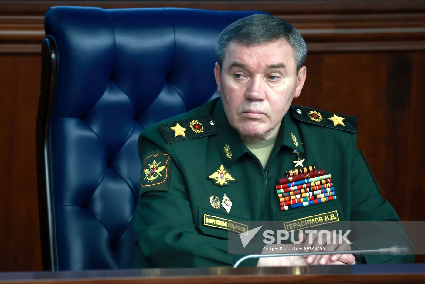 Russia Putin Defence Ministry Board