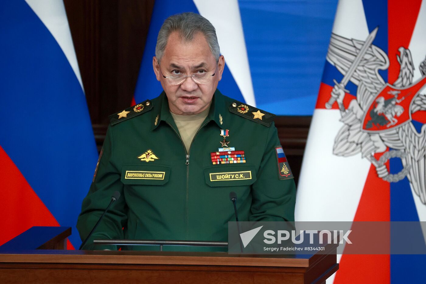 Russia Putin Defence Ministry Board