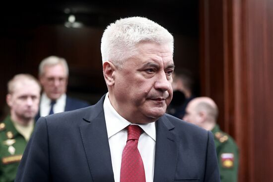 Russia Putin Defence Ministry Board