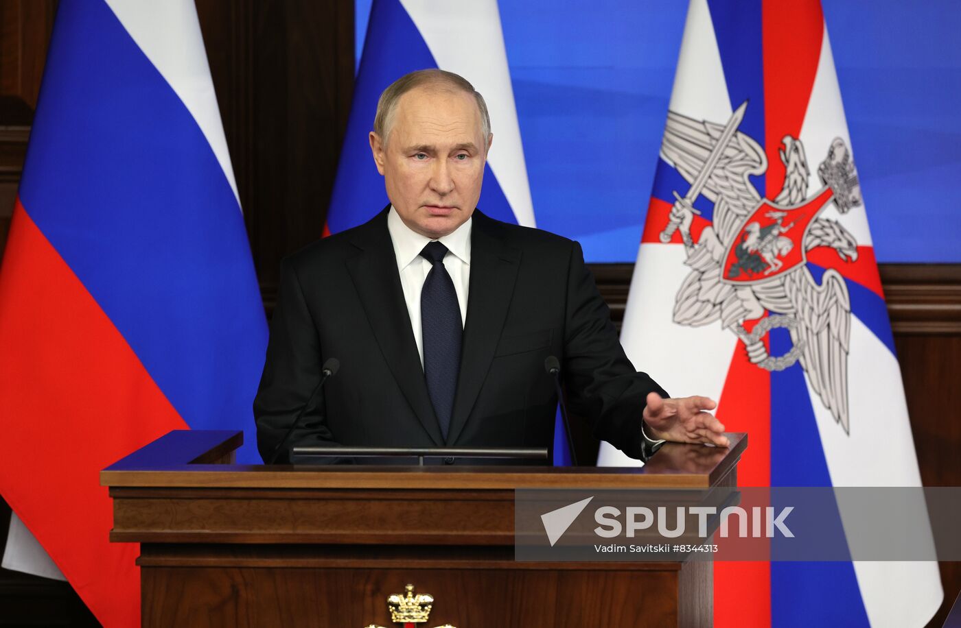 Russia Putin Defence Ministry Board