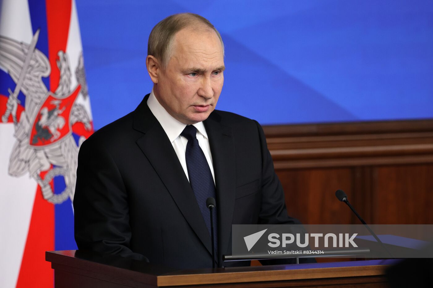 Russia Putin Defence Ministry Board