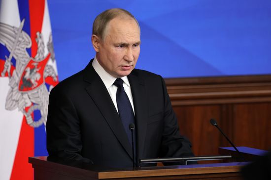 Russia Putin Defence Ministry Board
