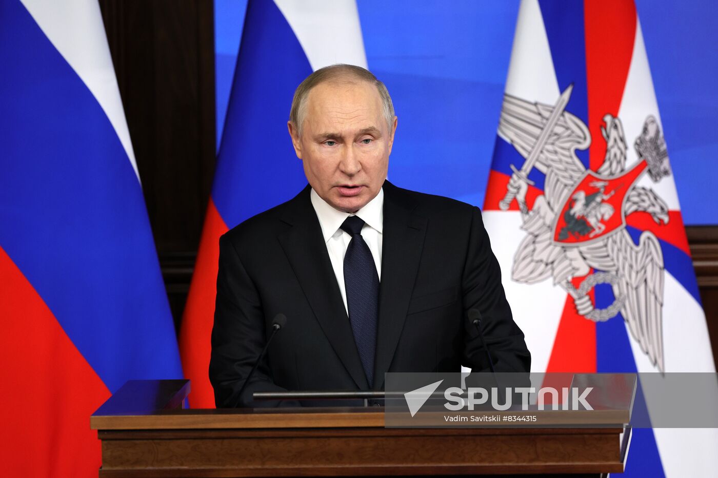 Russia Putin Defence Ministry Board