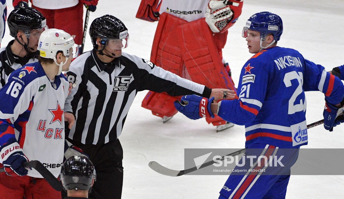 Russia Ice Hockey Kontinental League SKA - CSKA