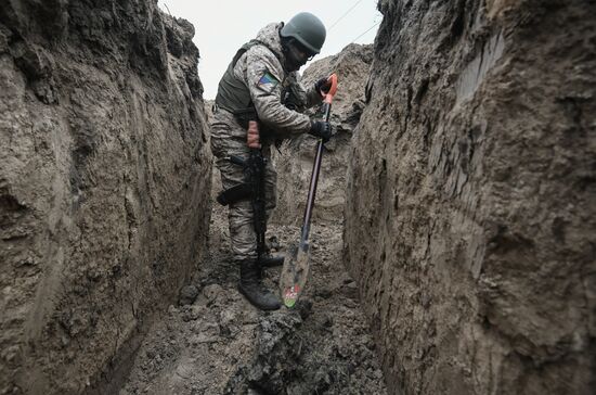 Russia Ukraine Military Operation Fortifications