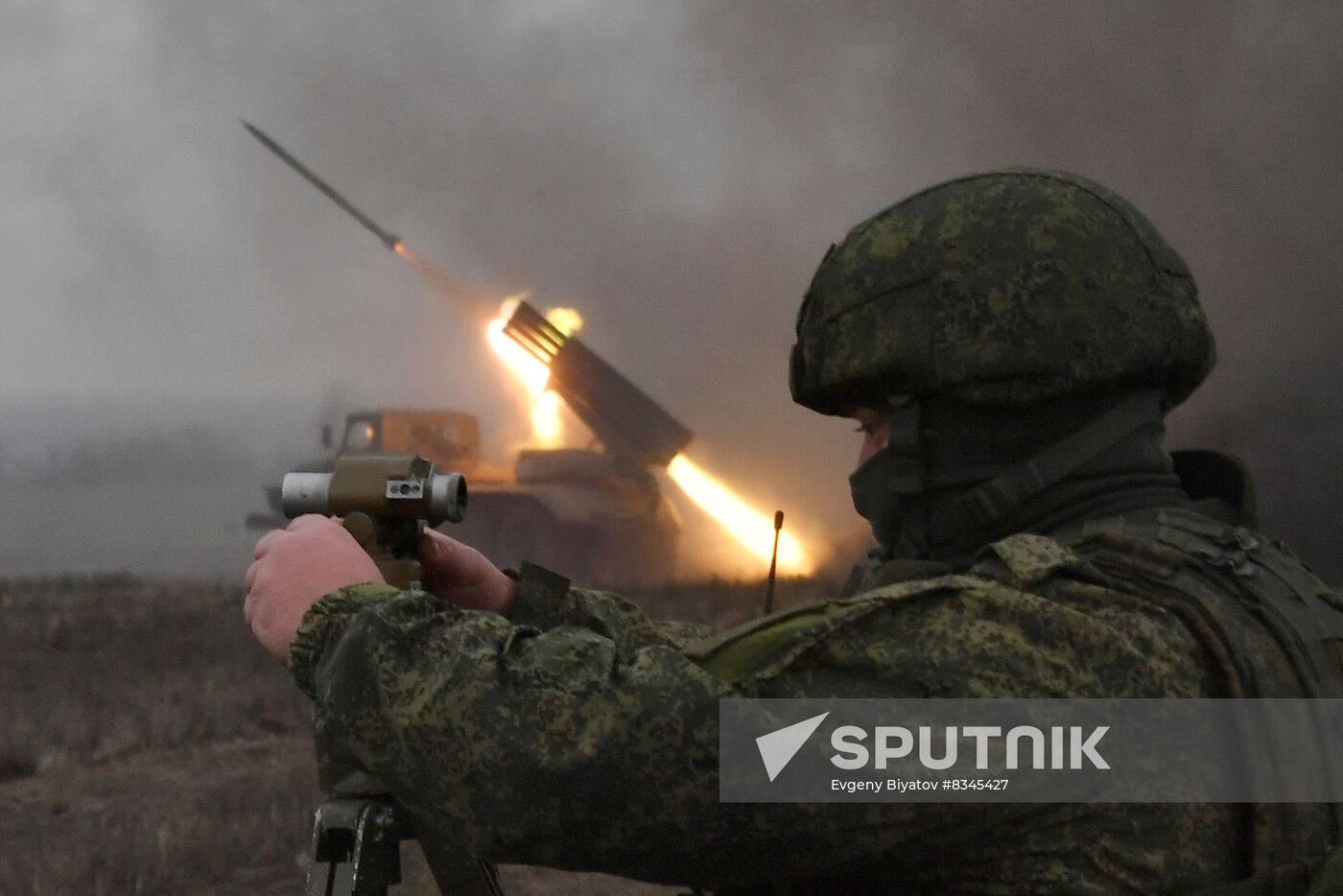 Russia Ukraine Military Operation Rocket Launchers