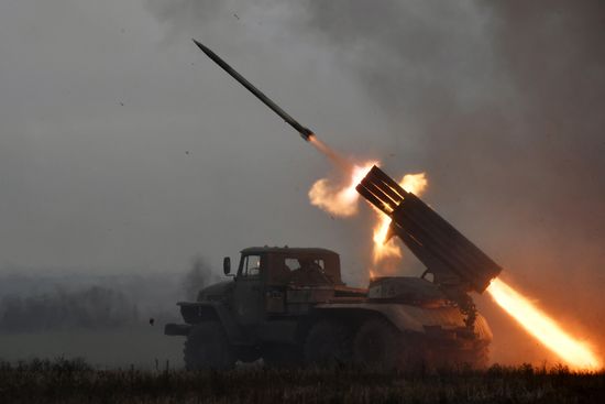 Russia Ukraine Military Operation Rocket Launchers