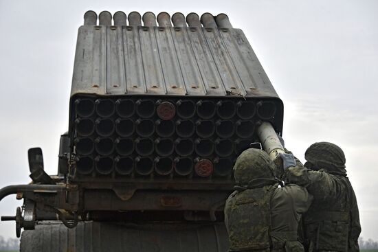 Russia Ukraine Military Operation Rocket Launchers
