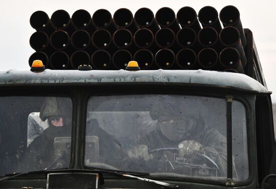 Russia Ukraine Military Operation Rocket Launchers