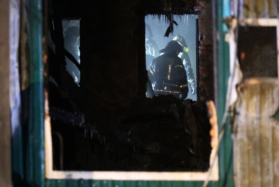 Russia Nursing Home Fire