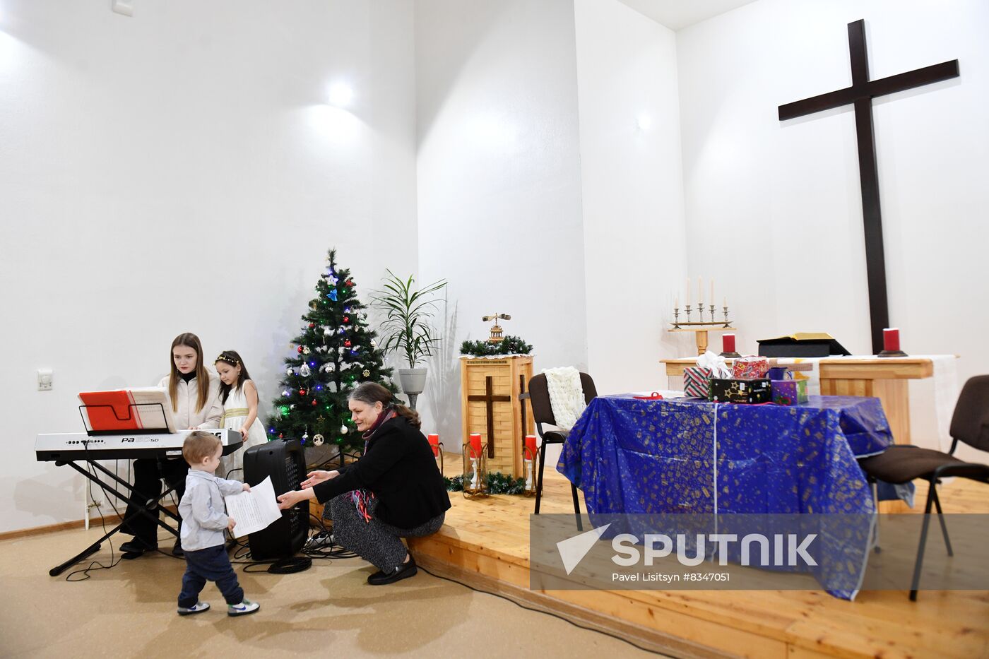 Russia Religion Lutheran Christmas