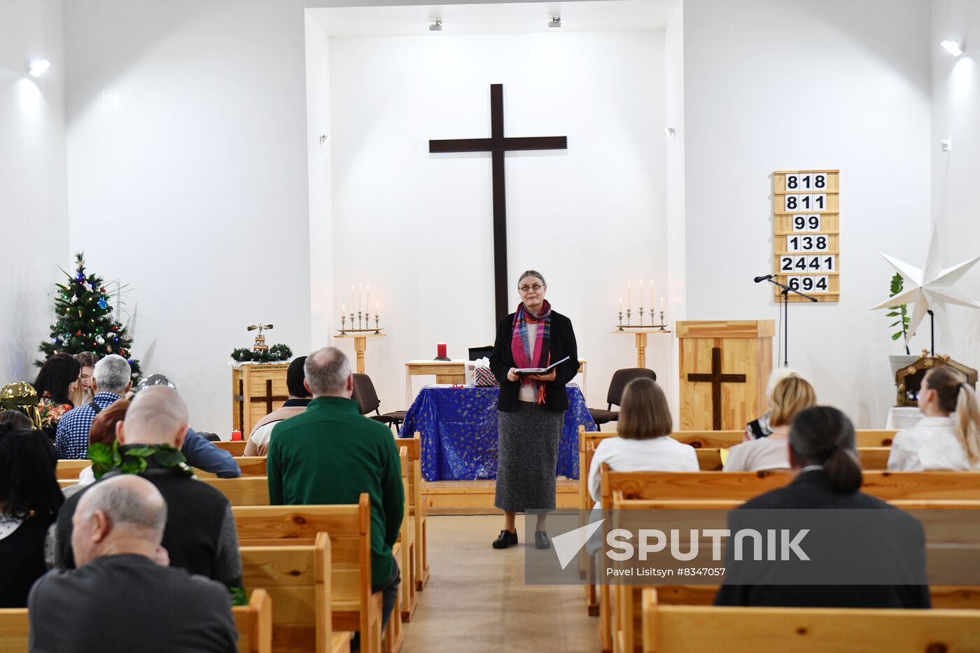 Russia Religion Lutheran Christmas