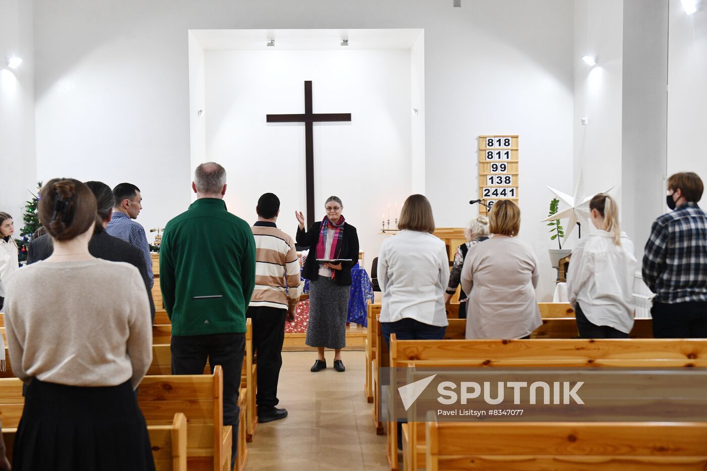 Russia Religion Lutheran Christmas