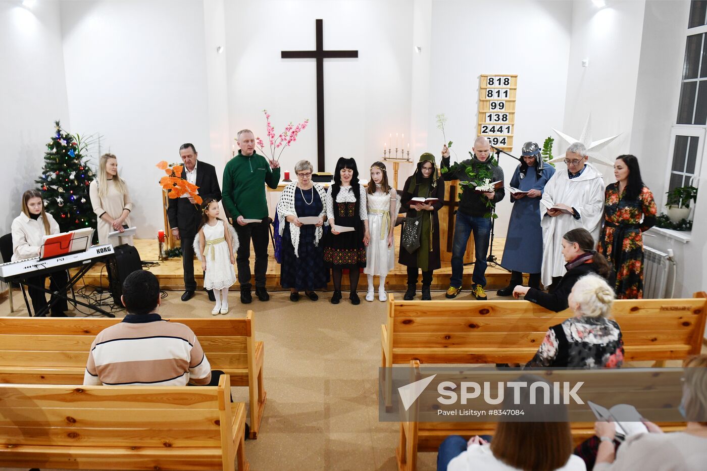 Russia Religion Lutheran Christmas