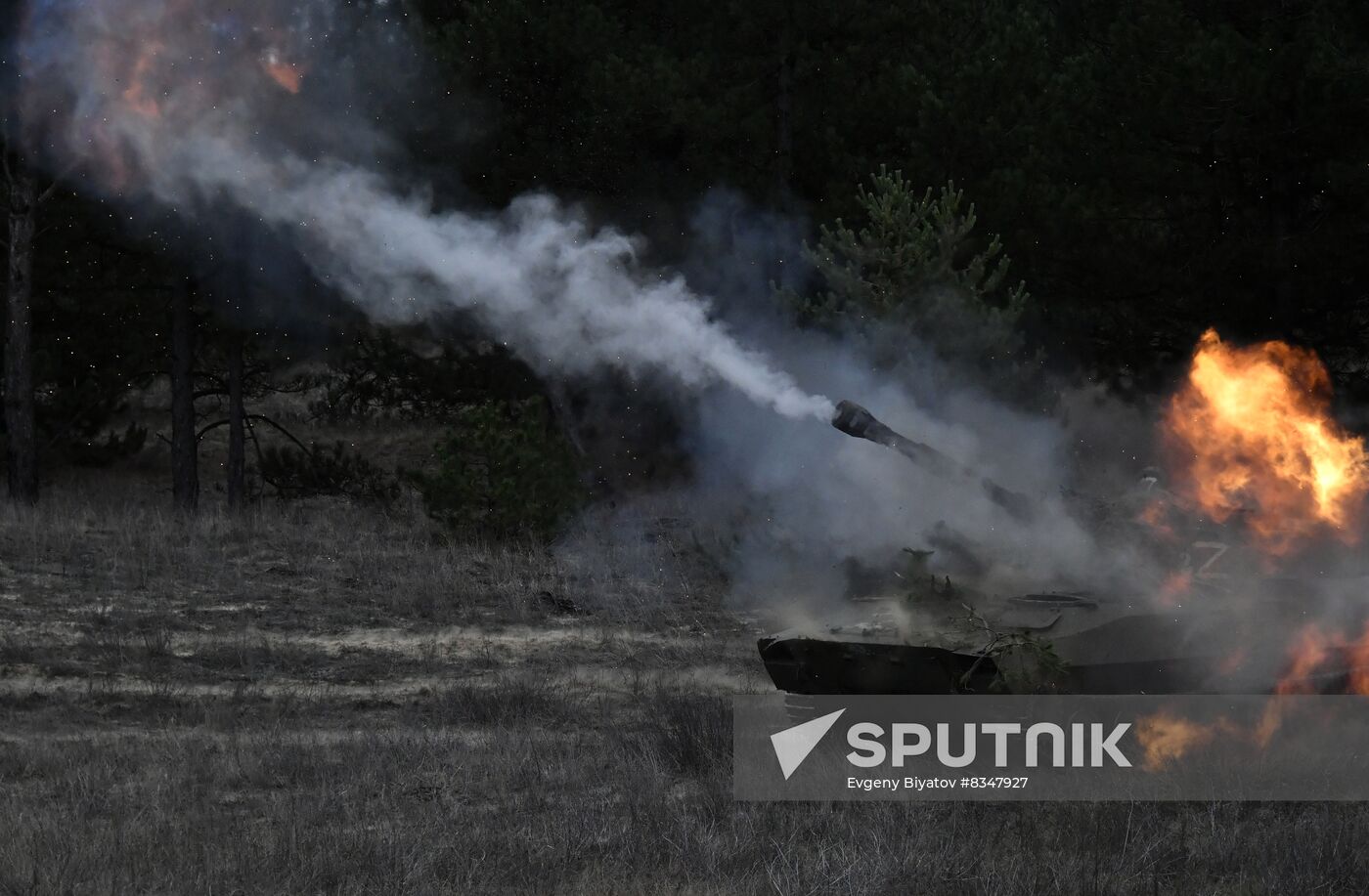Russia Ukraine Military Operation Artillery Units