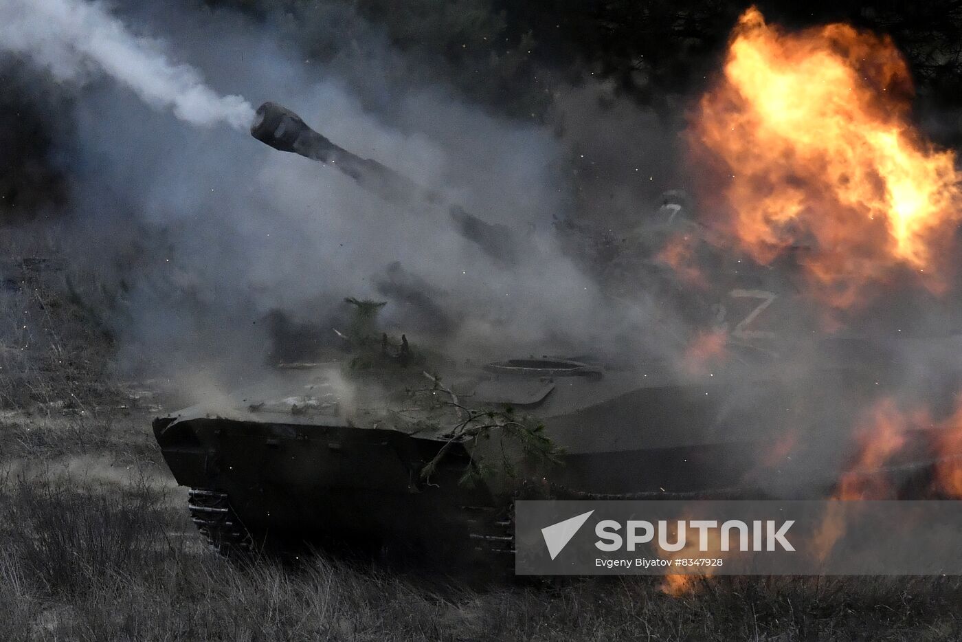 Russia Ukraine Military Operation Artillery Units