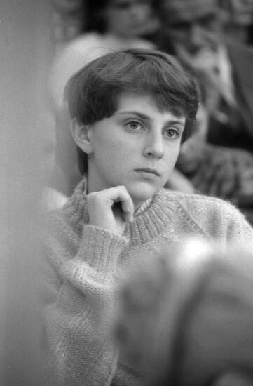 Young poetess Viktoria Vetrova
