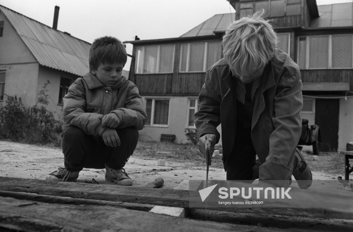 Kalinin family with many children from Moscow Region