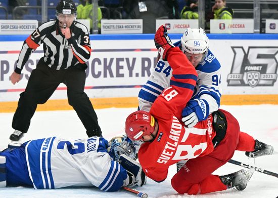 Russia Ice Hockey Kontinental League CSKA - Dynamo