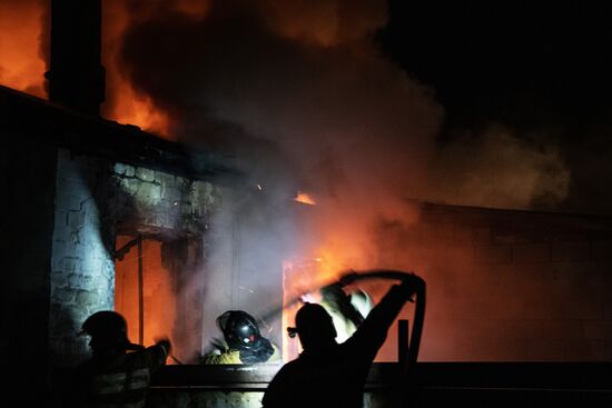Russia Ukraine Military Operation Shelling