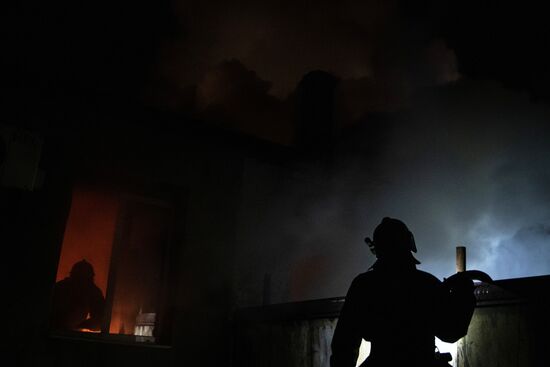 Russia Ukraine Military Operation Shelling