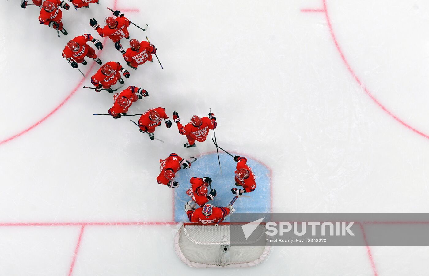 Russia Ice Hockey Kontinental League CSKA - Dynamo