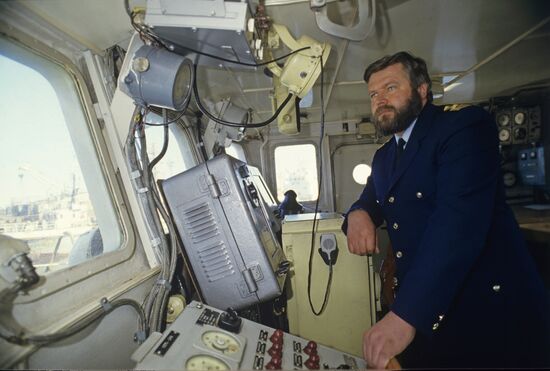 Vello Sadam, first officer of fishing trawler