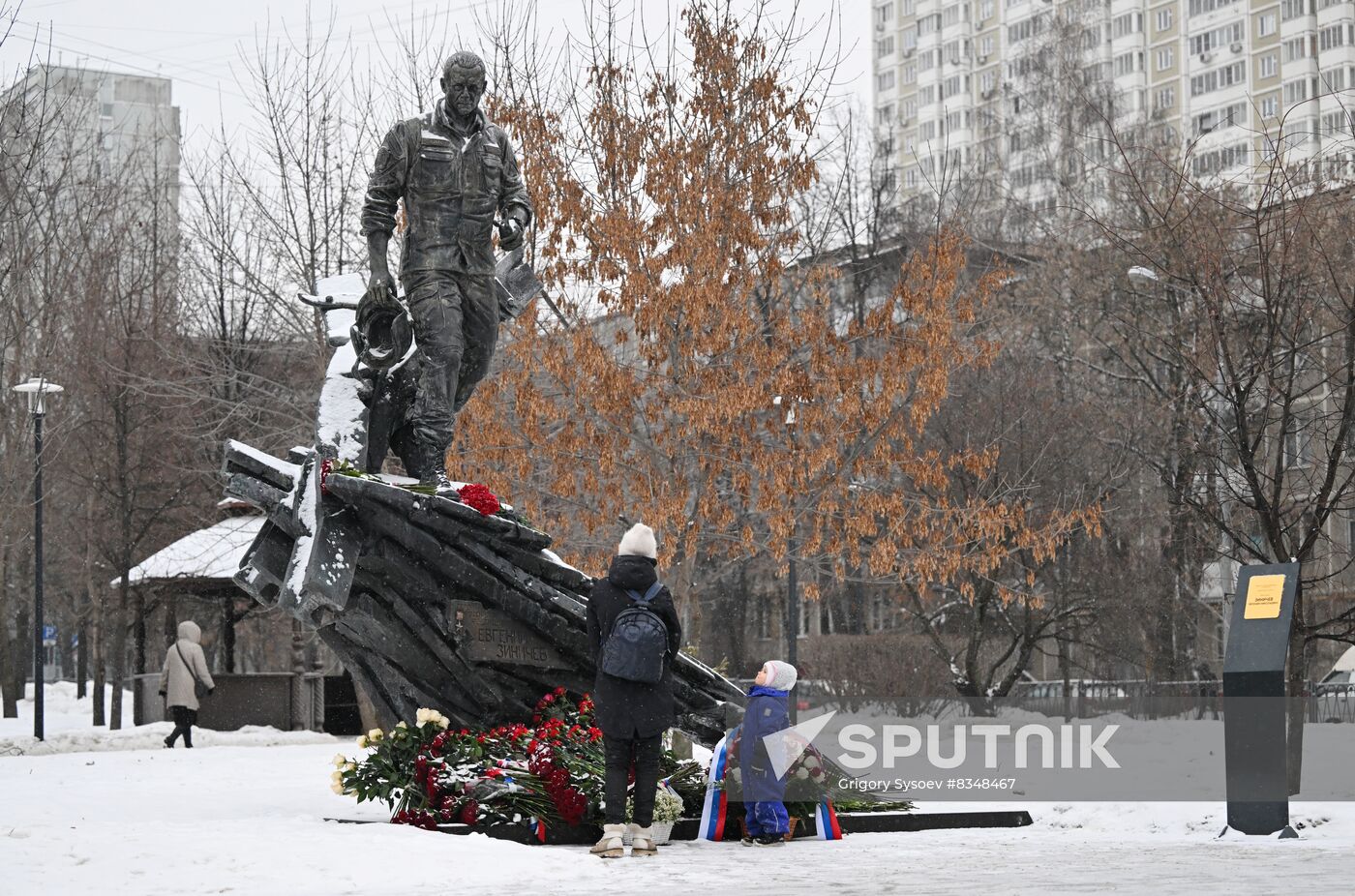 Russia Emergencies Minister Monument