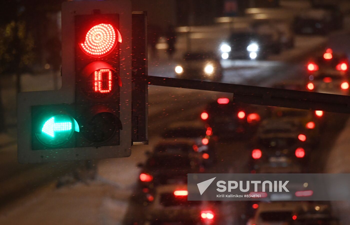 Traffic jam in Moscow