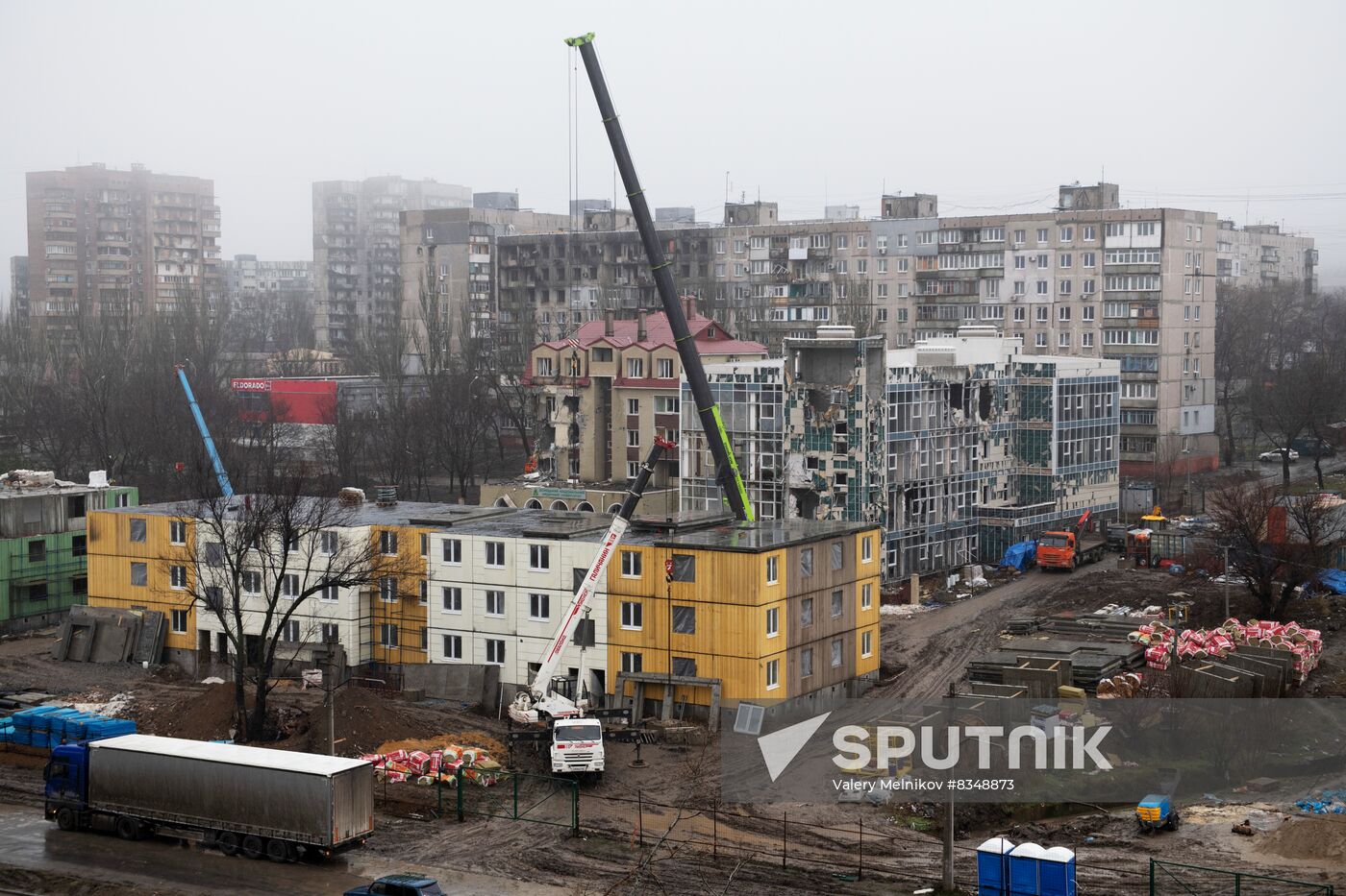 Russia Ukraine Military Operation Residential Buildings