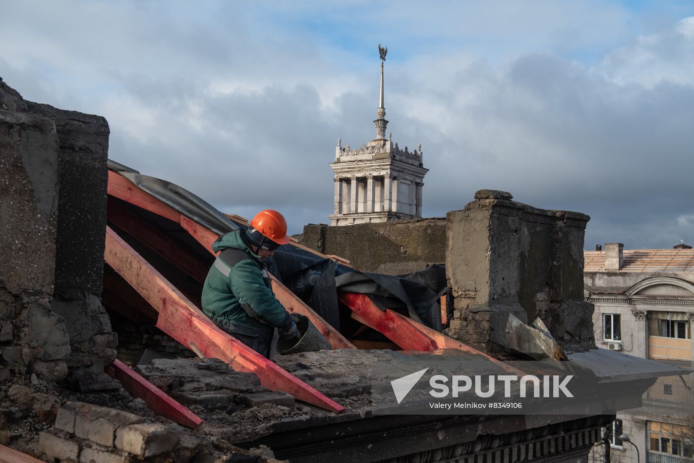 Russia Ukraine Military Operation Repair Works