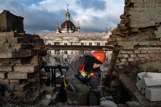 Russia Ukraine Military Operation Repair Works