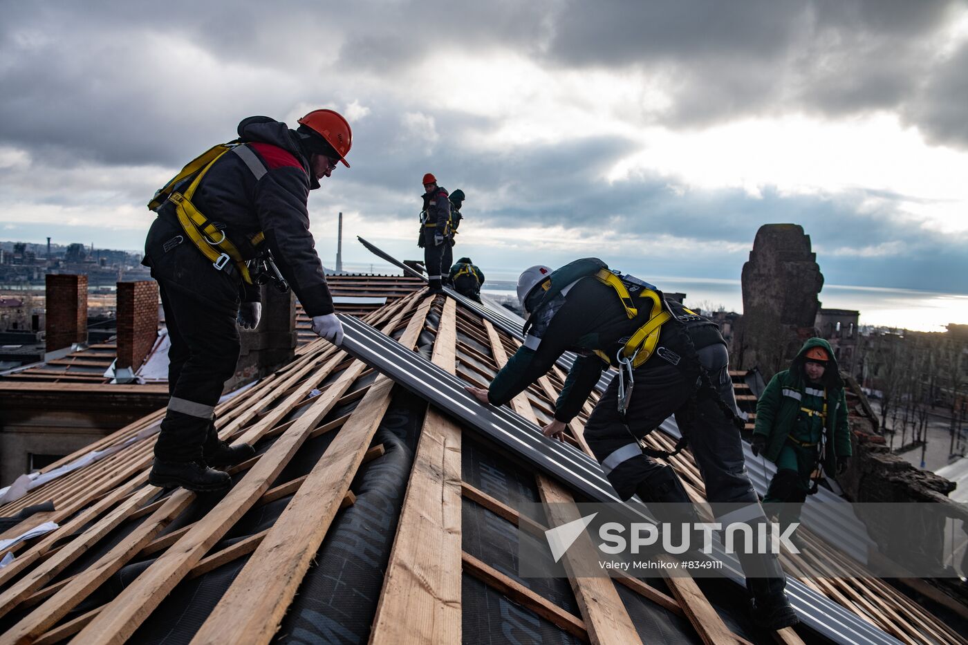 Russia Ukraine Military Operation Repair Works